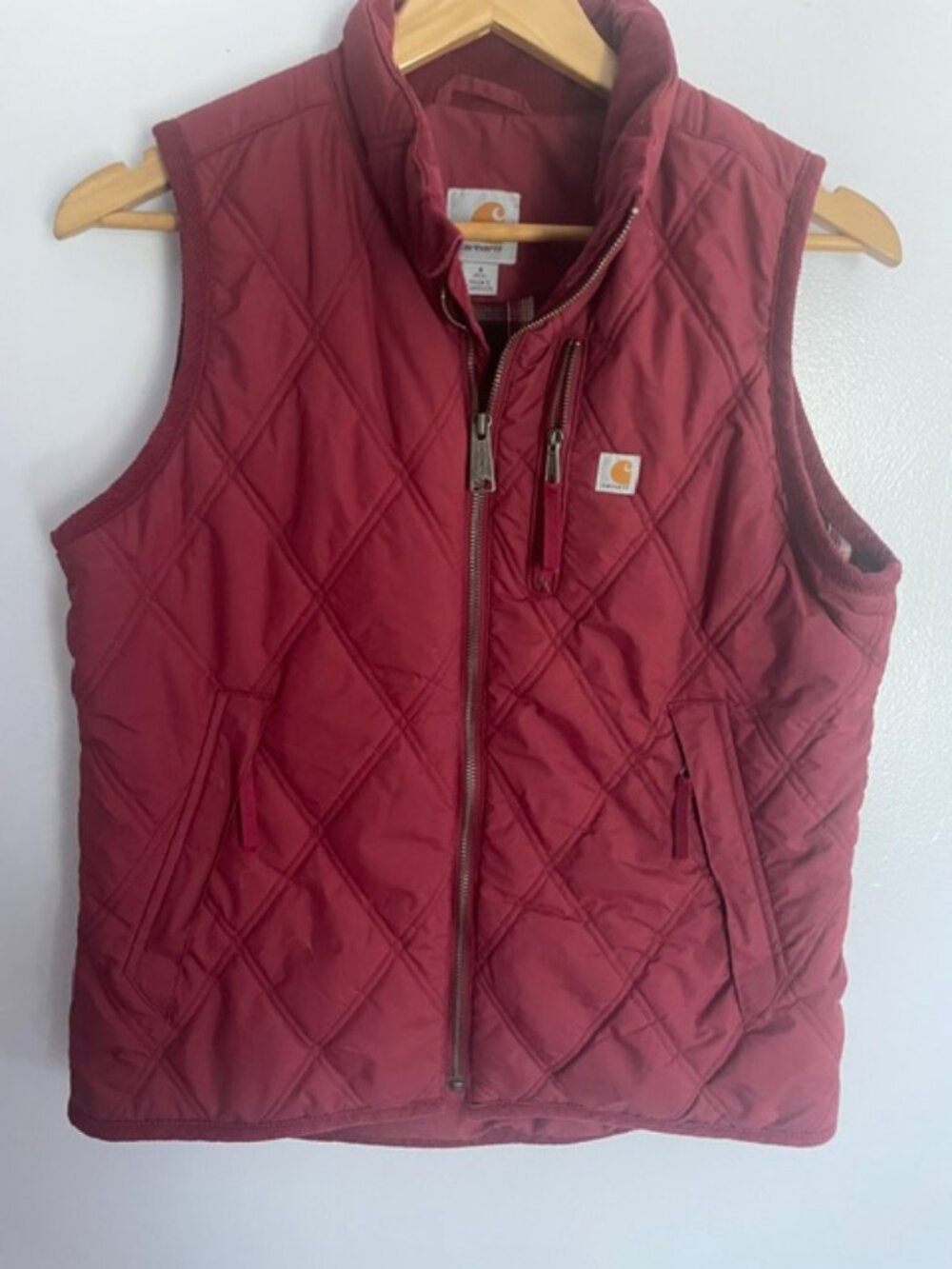 Women's Carhartt quilted vest, Size small